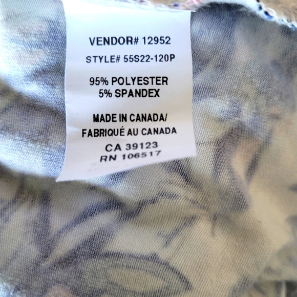 ๐ Northern Reflections Size Small Navy/ White/ Pink/Green Teeshirt Dress - Picture 4 of 4